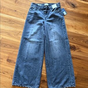 Universal Thread Women's Super Wide Leg Jeans in Dark Gray